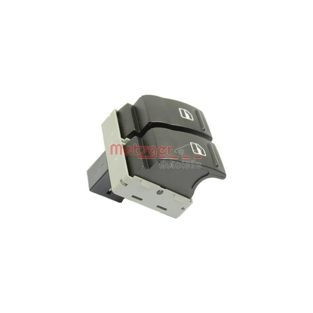 Перемикач склопідйомника METZGER 0916401 для VAG, зі сторони водія, передній, фото №1