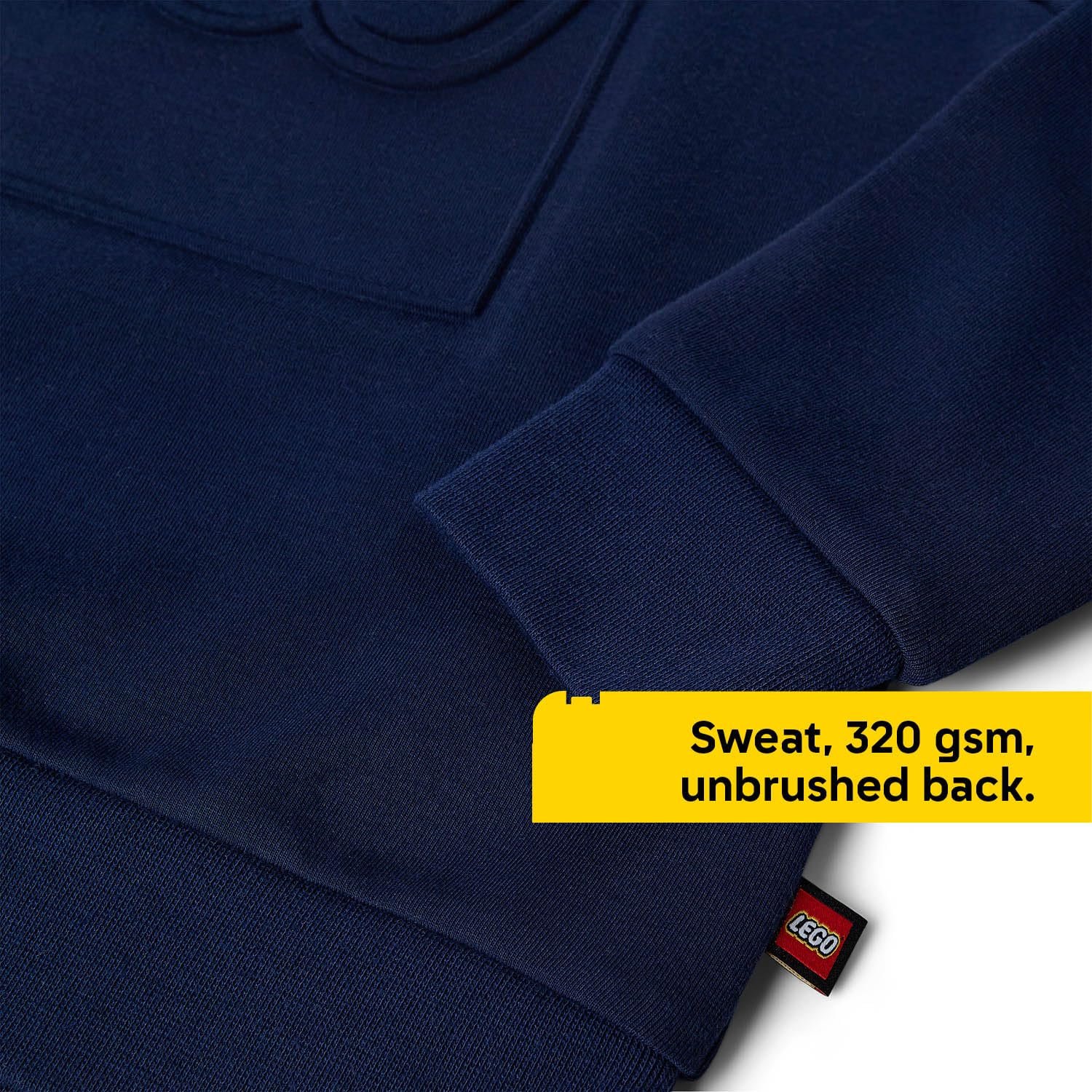 Дитячий світшот Lego LWSKY 100 Толстовка для хлопчиків з об'ємним логотипом, фото №4 Дитячий світшот Lego LWSKY 100 Толстовка для хлопчиків з об'ємним логотипом, фото №4