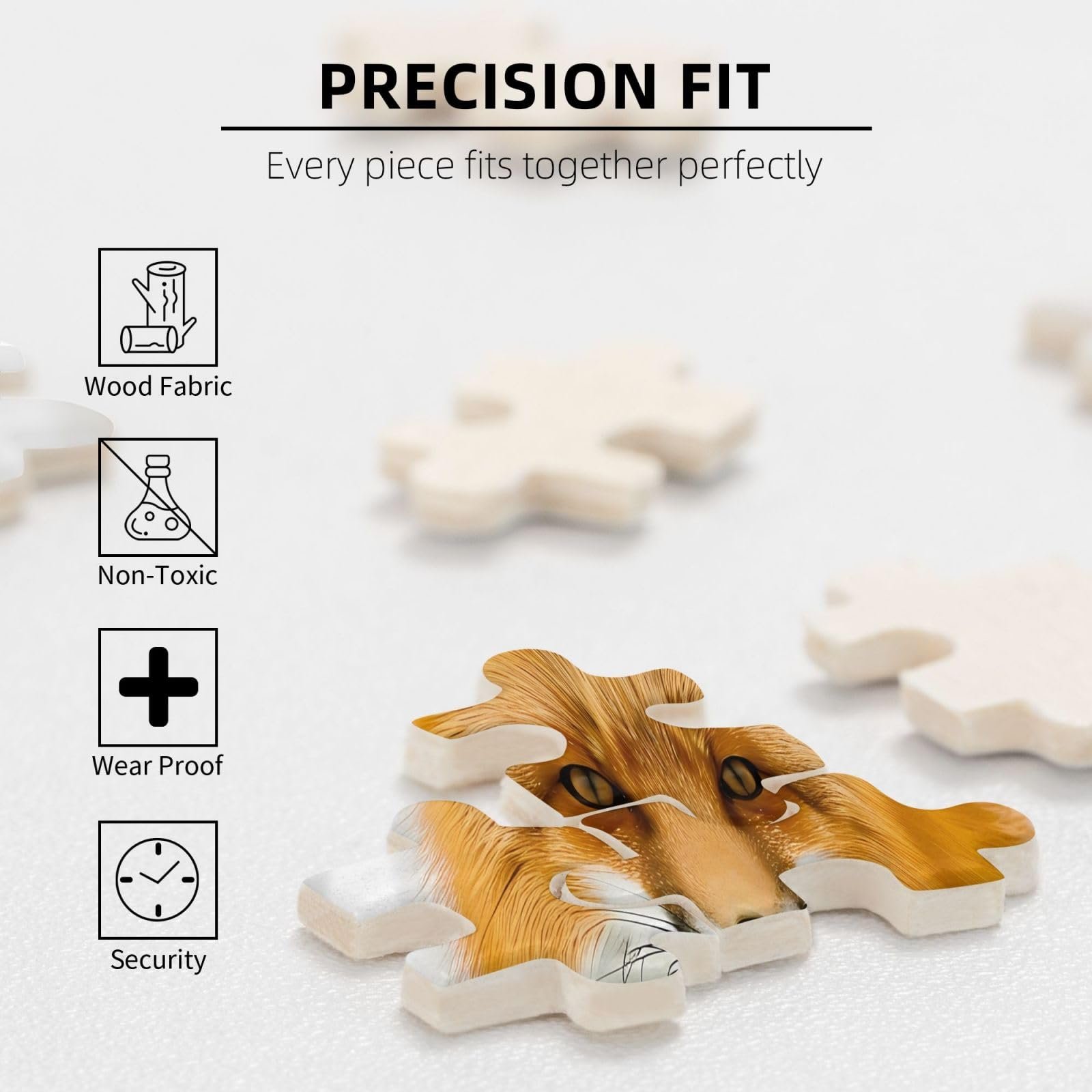 Пазл Phayah Yellow Fox 300 деталей 40 x 28 см, фото №4 Пазл Phayah Yellow Fox 300 деталей 40 x 28 см, фото №4