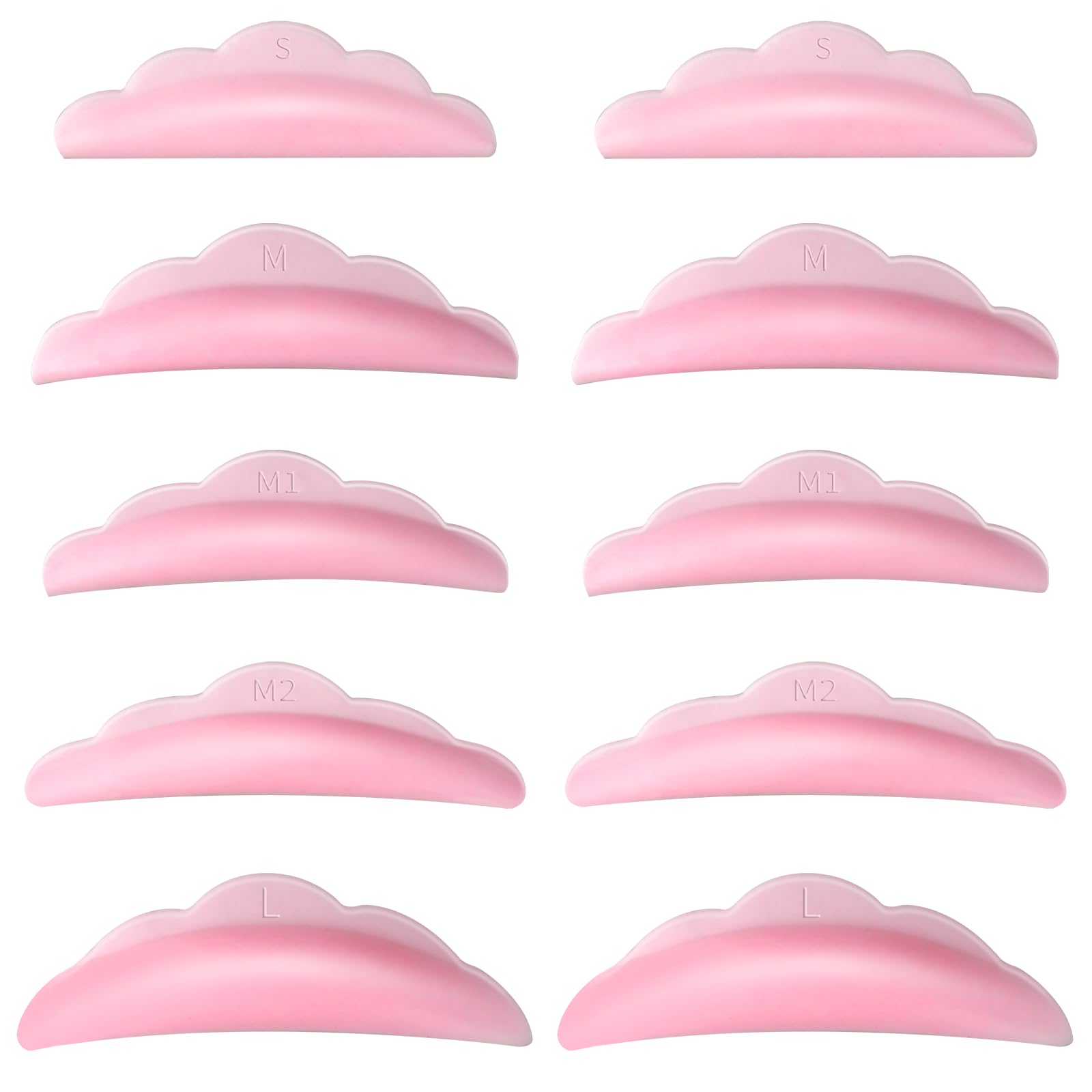 Набір Eyelashes Perm Curlers Силіконовий Перманентний Пад Многоразова Щіточка для Вій 5 Розмірів, фото №1