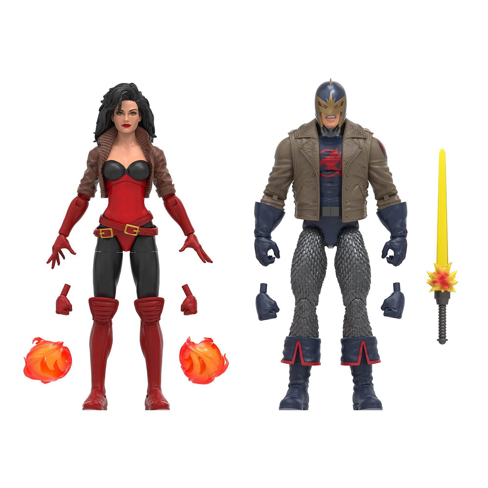 Фигурки Hasbro Marvel Legends Черный Рыцарь Marvel и Серси Marvel, 60-летие Мстителей (15 см), фото №1