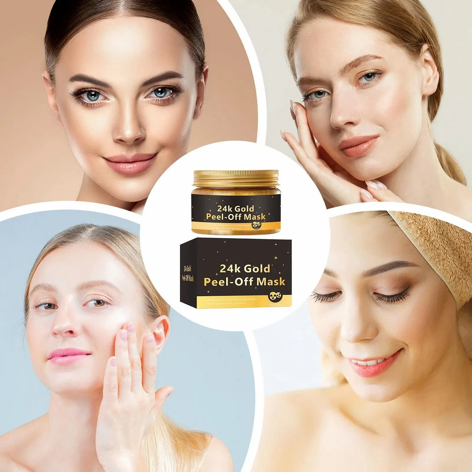 Маска для обличчя Ceprznvey Відлущувальна - Золота фольга, фото №7