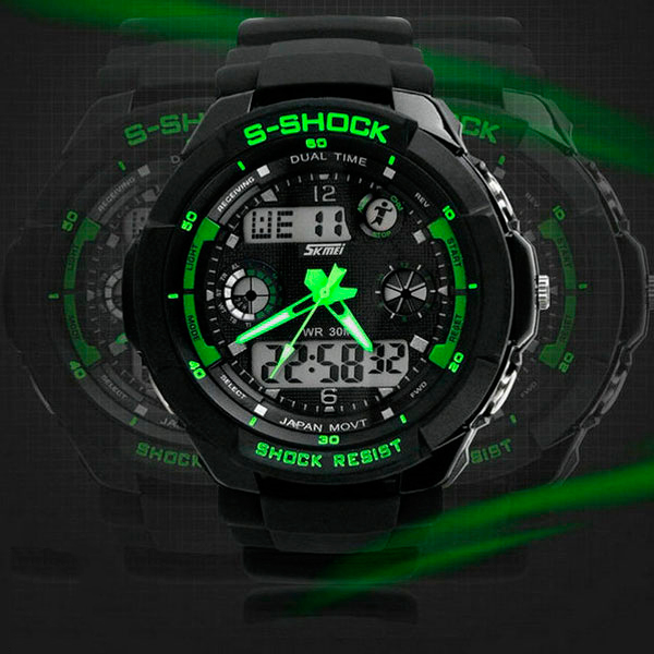 Годинник Skmei S-Shock Green 0931, фото №3
