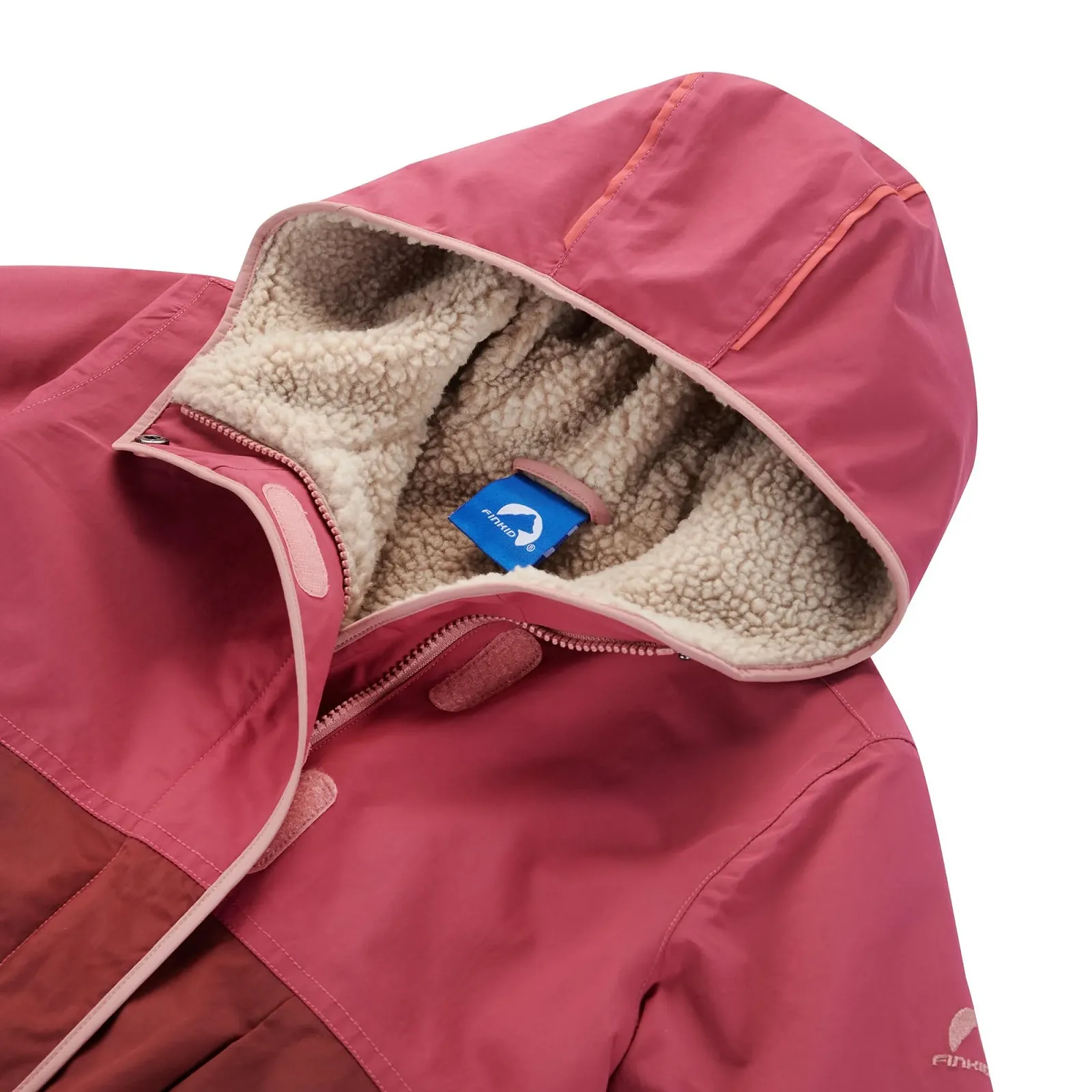 Зимняя куртка для девочек Finkid Aina Mukka с подкладкой из мишки, фото №4