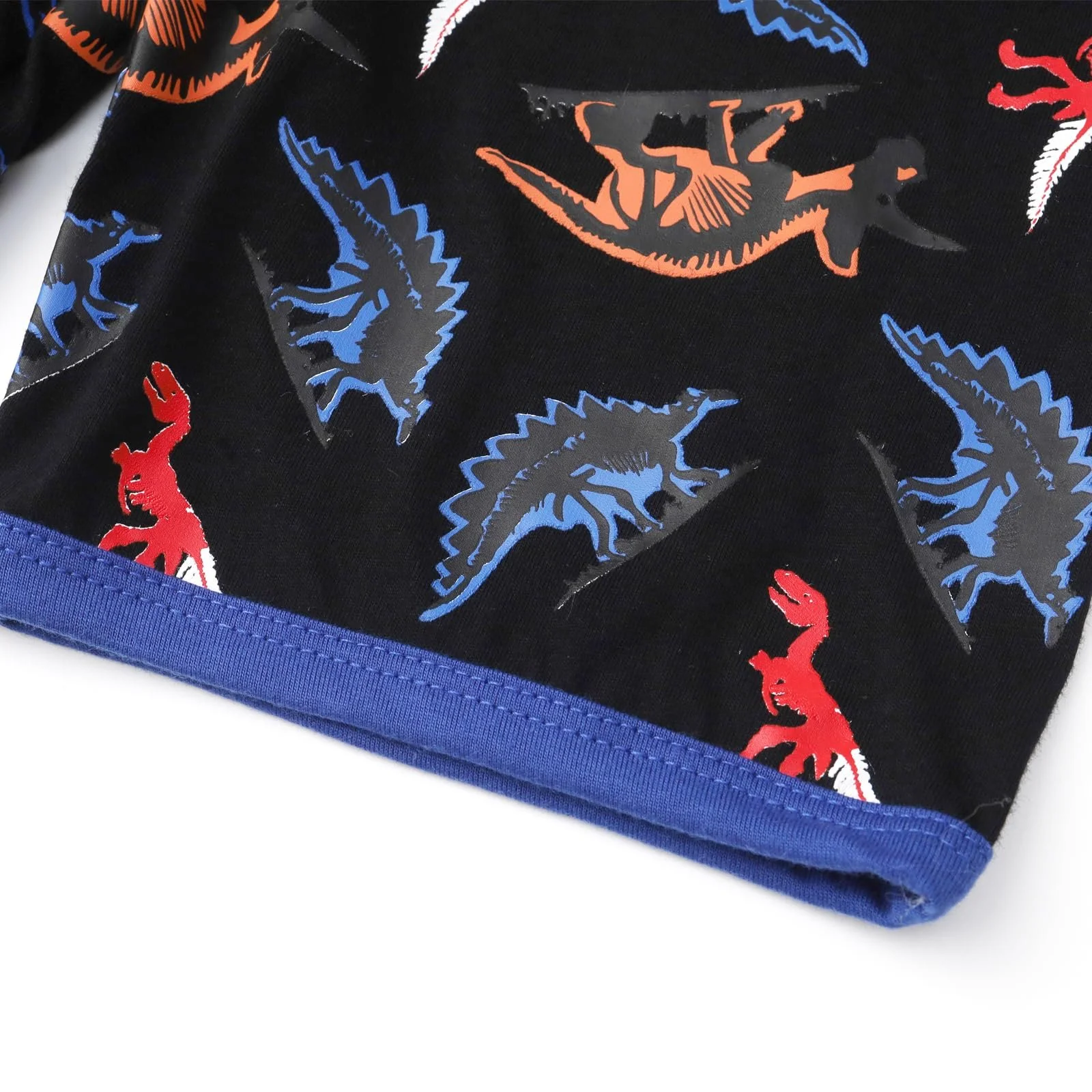 Комплект піжамний Dinopjs для хлопчиків, з короткими рукавами, топи та шорти, фото №7