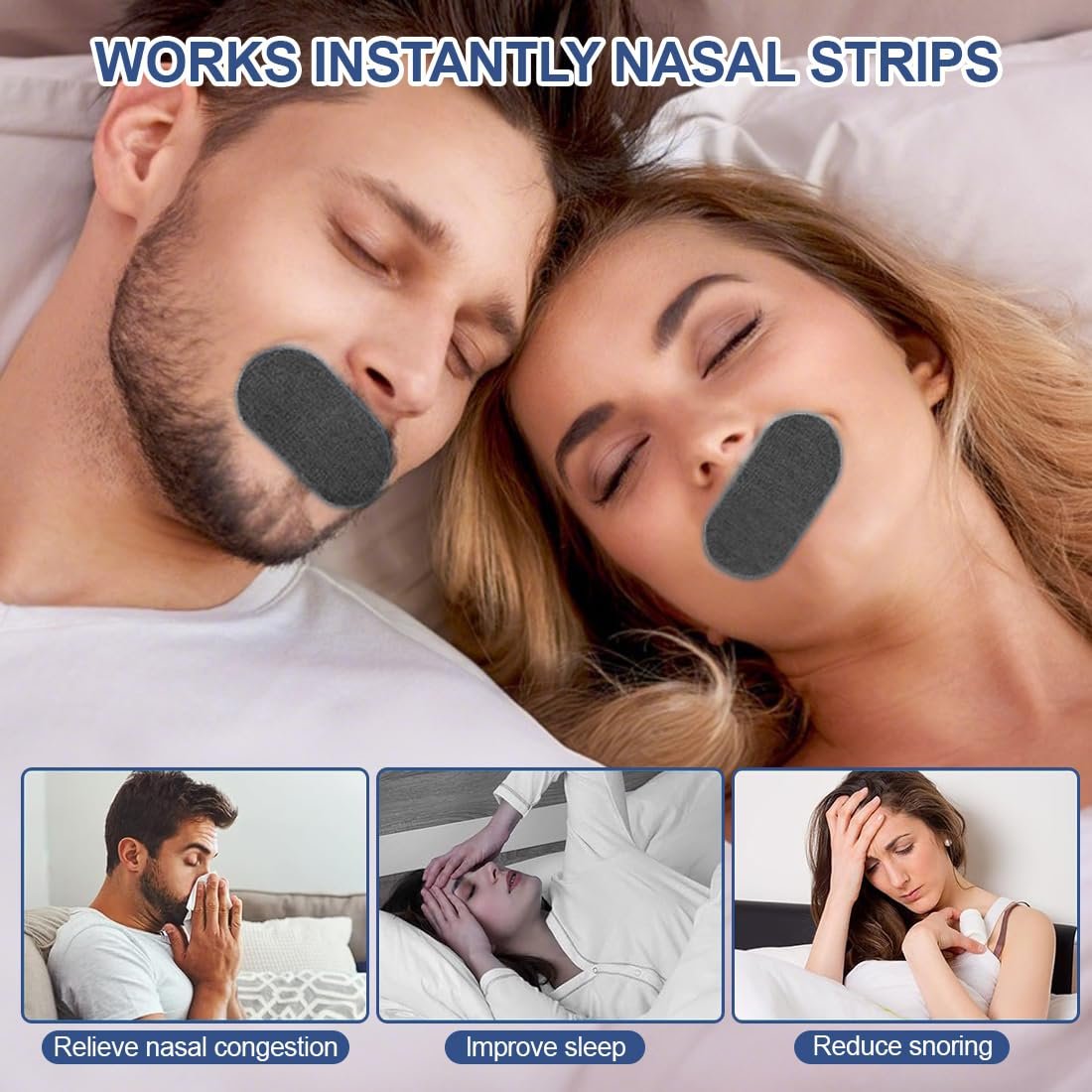 Пластирі від хропіння 20 шт. Шкірні, дихаючі матеріали, фото №5 Пластирі від хропіння 20 шт. Шкірні, дихаючі матеріали, фото №5