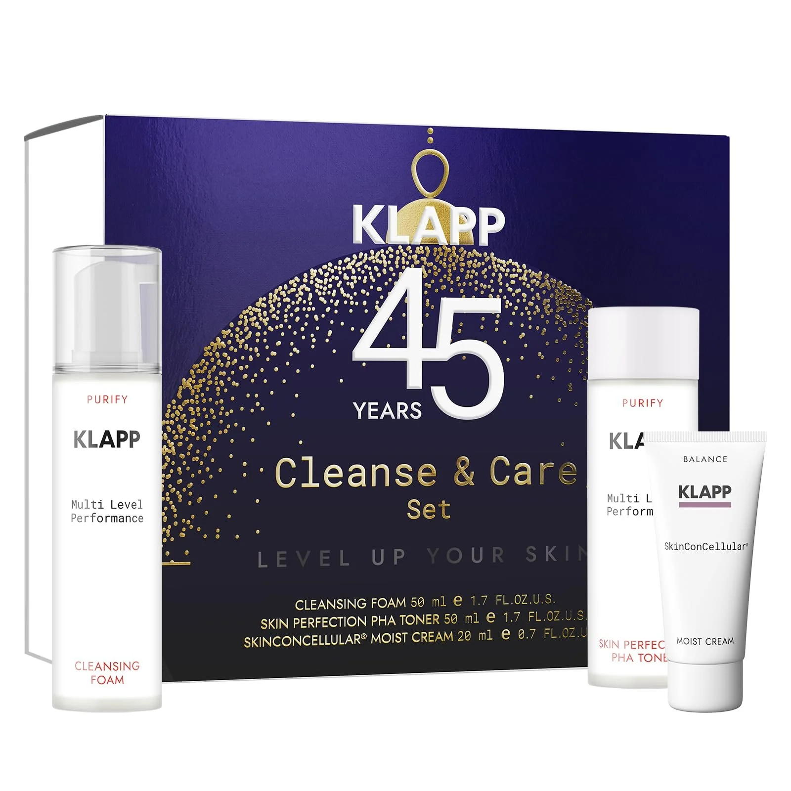 Набор KLAPP Cosmetics Cleanse & Care (50 мл + 50 мл + 20 мл), фото №1 Набор KLAPP Cosmetics Cleanse & Care (50 мл + 50 мл + 20 мл), фото №1