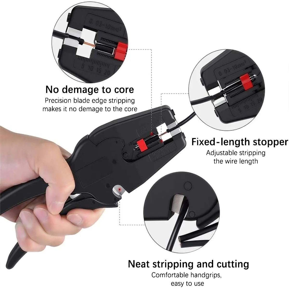 Плоскогубці 0.08-10 мм² саморегульовані, фото №6