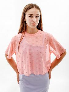Футболка Nike W NSW AIR AOP MESH SS CROP TOP L - Фото 1