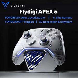 Геймпад FlyDigi APEX 5 White + док-станция (Android/Windows/Nintendo Switch/VR/iOS) synthetic.ua - Фото 1