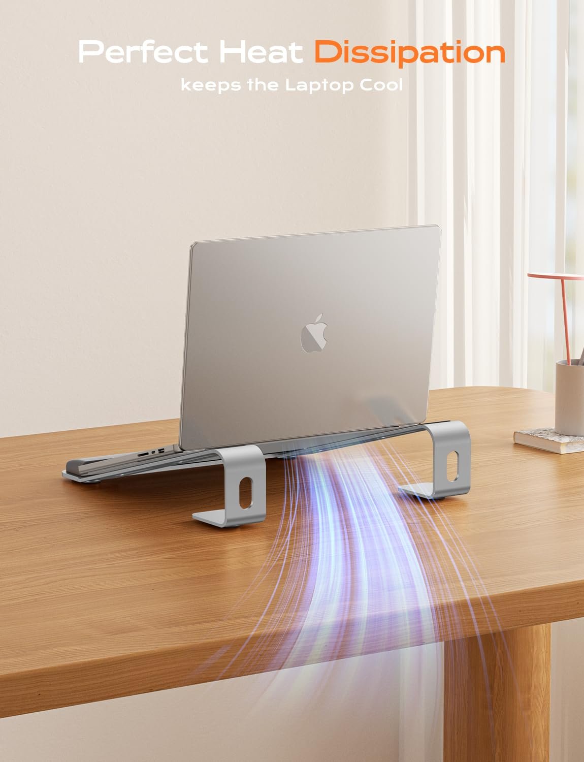 Подставка для ноутбука с поддержкой запястья, эргономичная съемная подставка для ноутбука, для MacBook Air Pro, HP, Dell, XPS, HP, фото №6