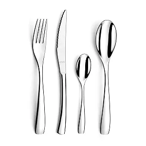 Купити Набір столових приборів Amefa Tempo 6524X0AFT2B60, 16 предметів, сріблястий - Фото 1 Набір столових приборів Amefa Tempo 6524X0AFT2B60, 16 предметів, сріблястий - Фото 1