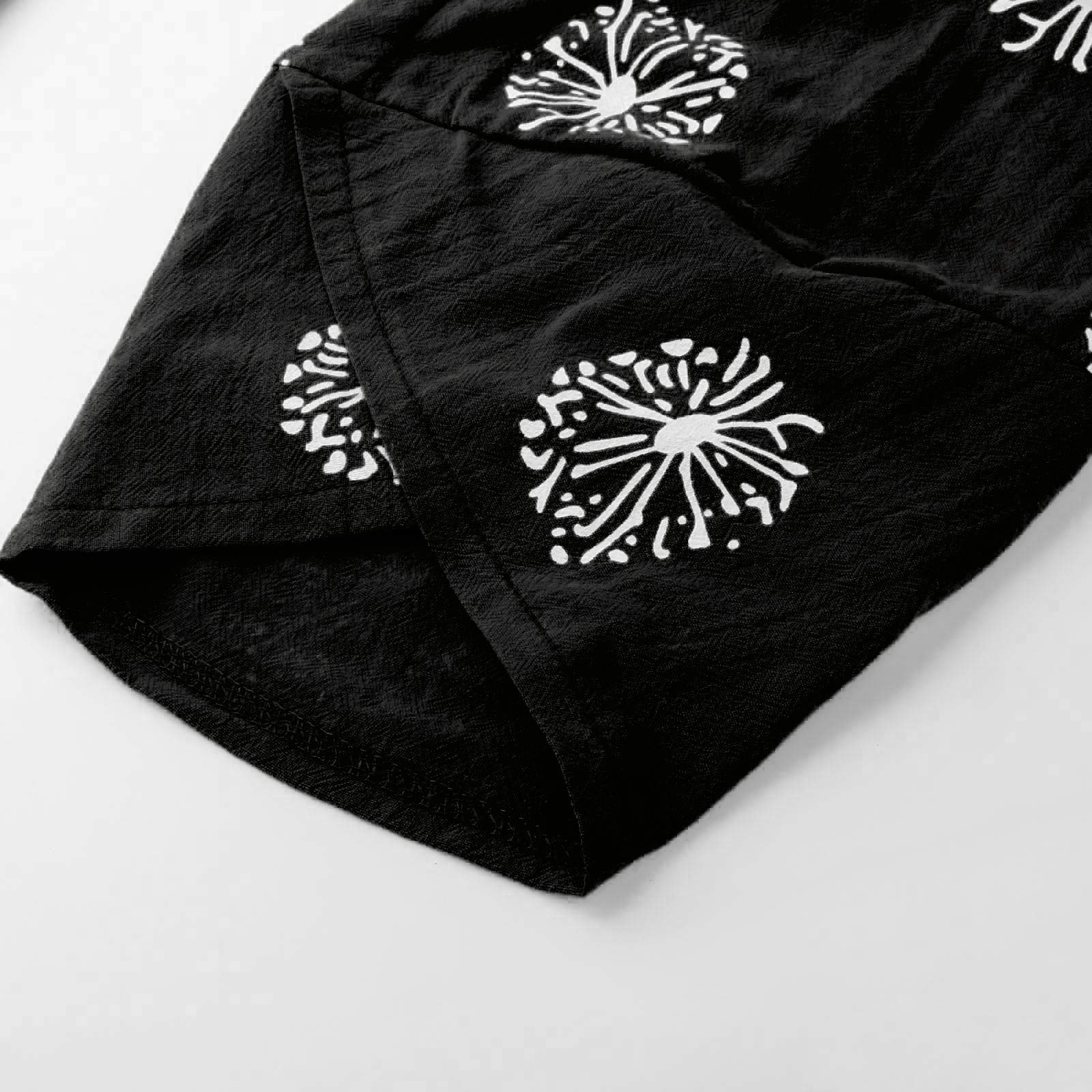 Штаны AI Эластичный пояс Тканевый пояс Цветочный принт Широкие Женские, фото №4 Штаны AI Эластичный пояс Тканевый пояс Цветочный принт Широкие Женские, фото №4