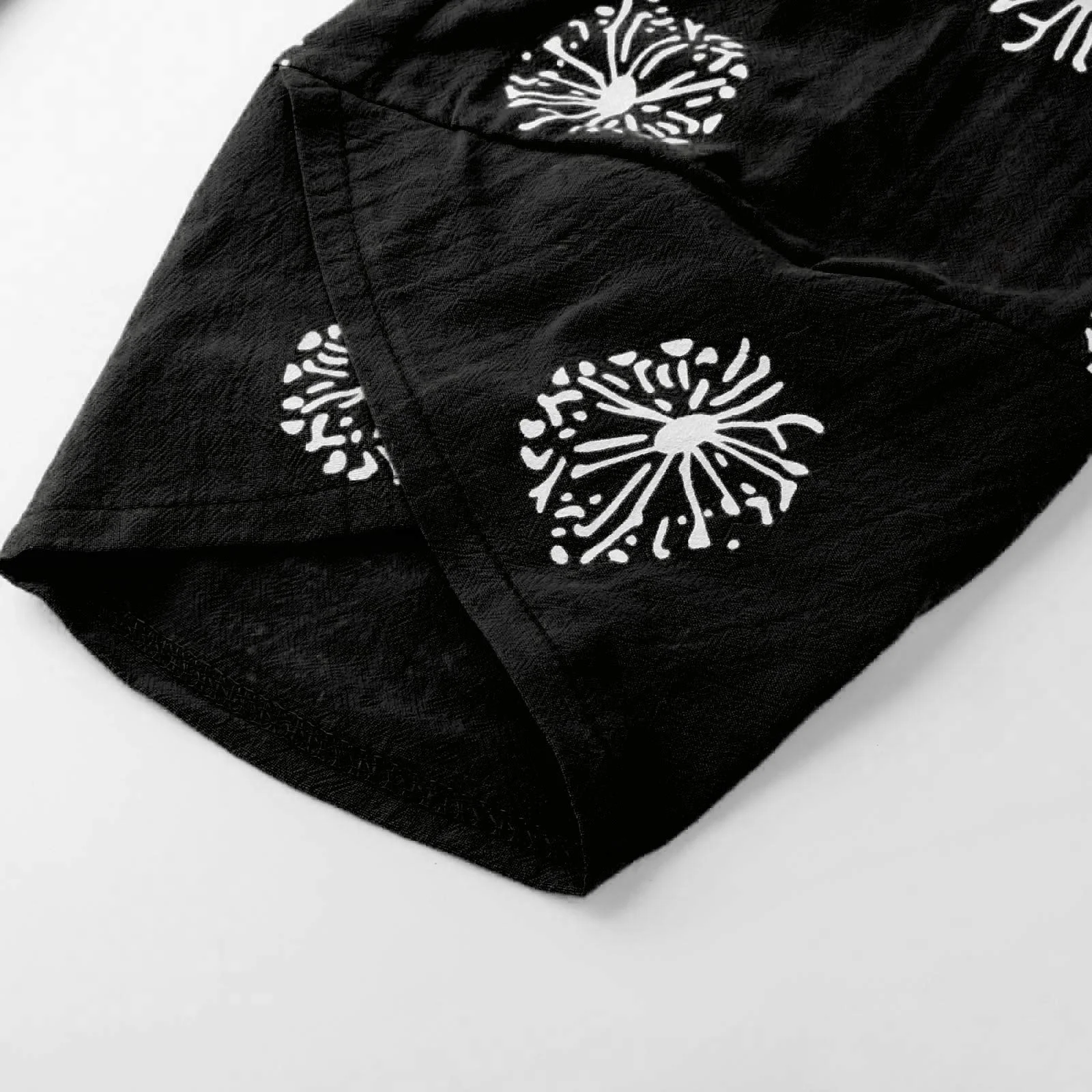 Штани AI Еластичний пояс Квітковий принт Широкі Жіночі, фото №4