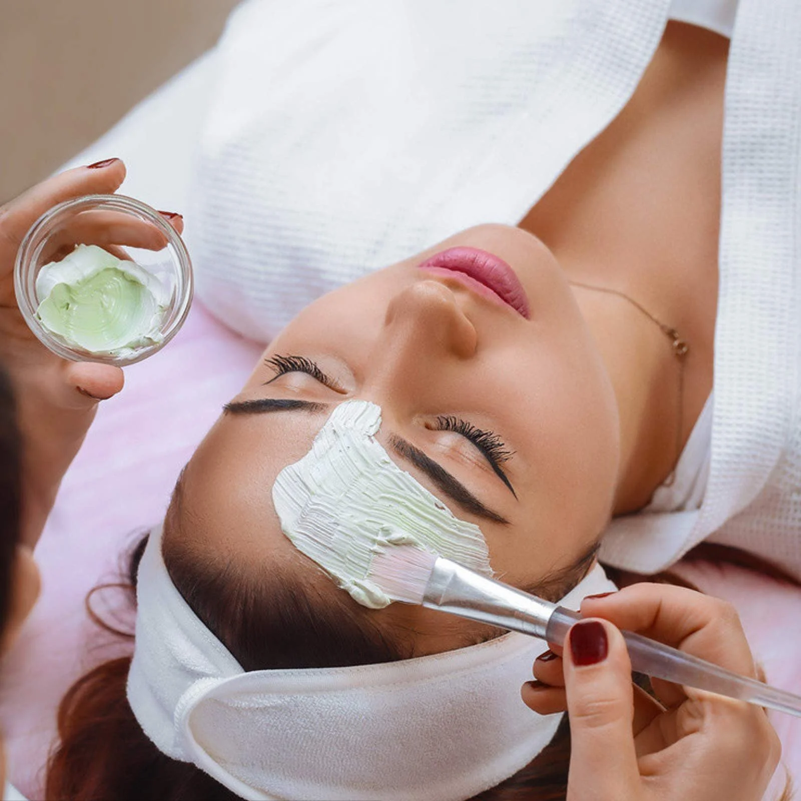 Пов'язка на голову для спа-процедур SourceTon, 6 шт, фото №9