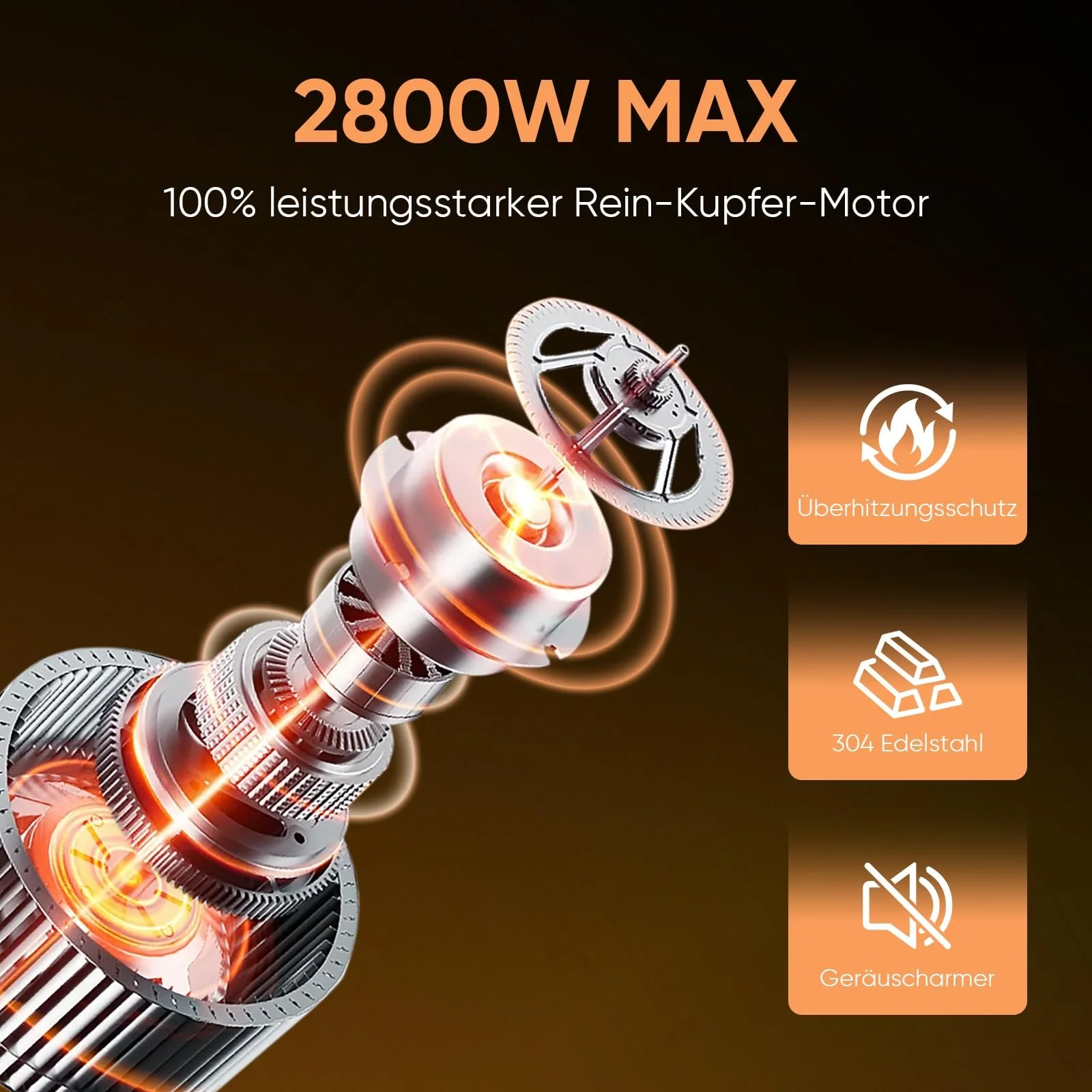 Мясорубка CFITANK 2800 W макс. 3-в-1 с 3 лезвиями и насадкой для колбас, фото №4 Мясорубка CFITANK 2800 W макс. 3-в-1 с 3 лезвиями и насадкой для колбас, фото №4
