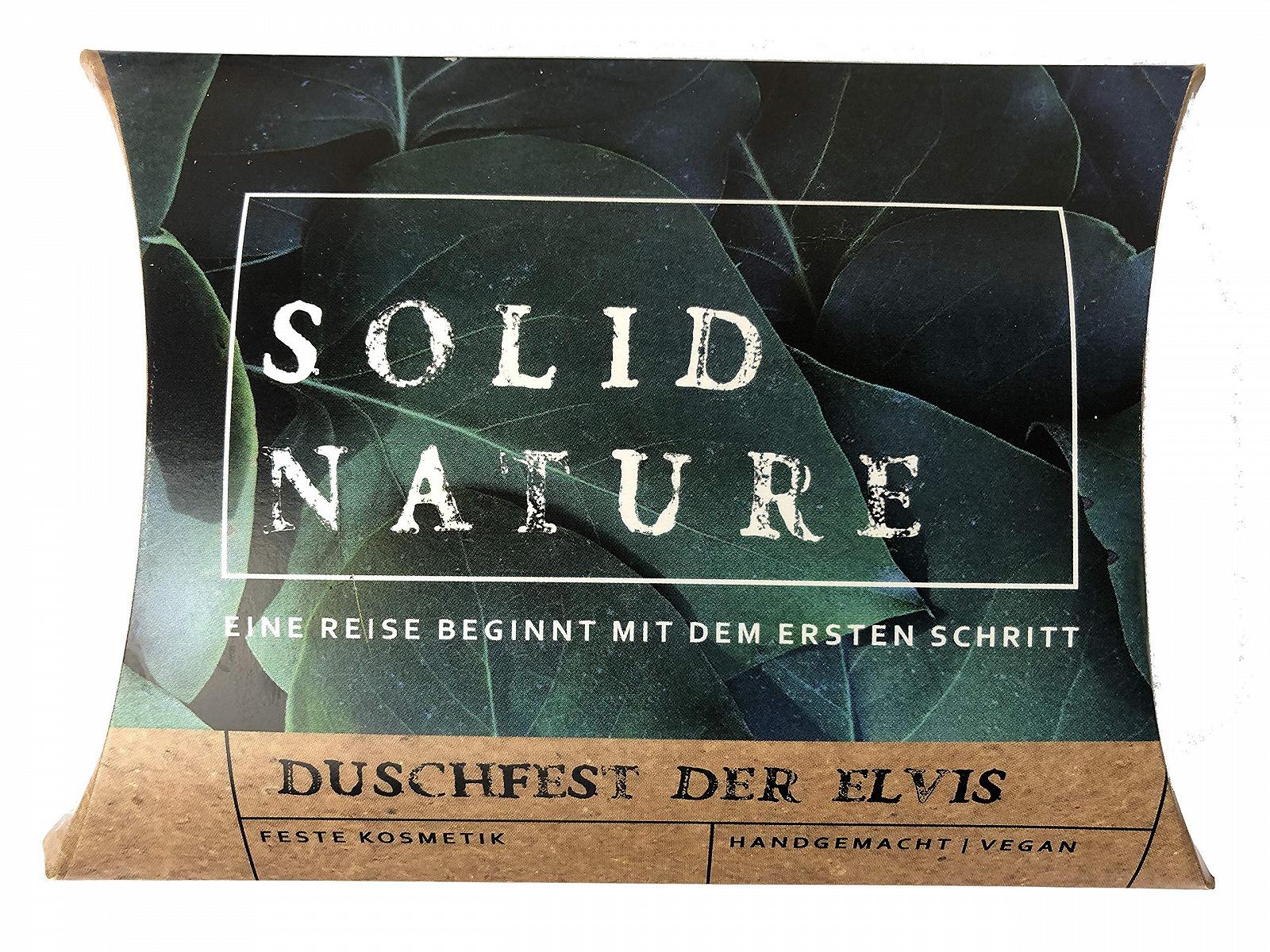 Твердий гель для душу Solidnature DuschFest The Elvis 120 г 1 шт., фото №1