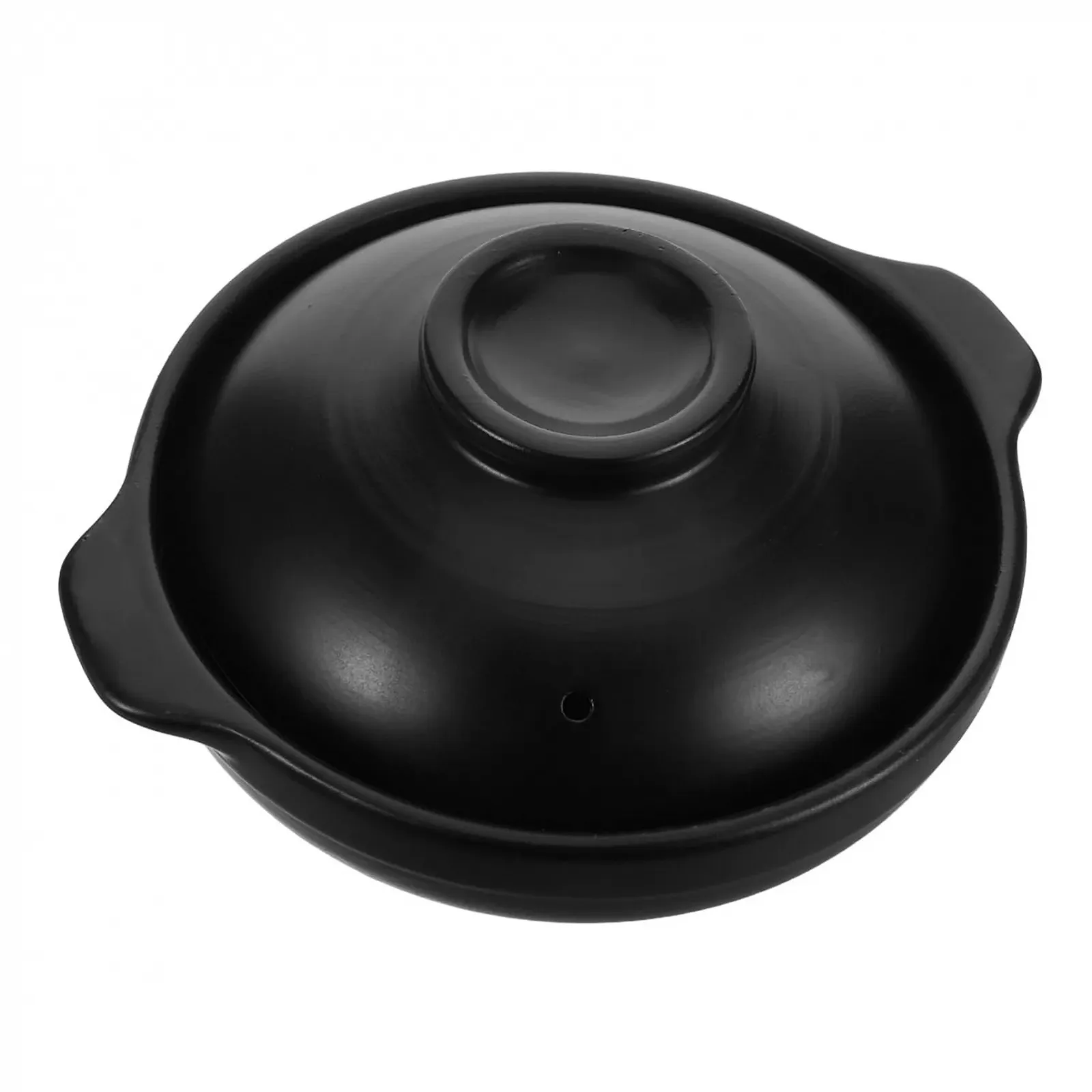 Кастрюля для супа SOLUSTRE керамическая с крышкой термостойкая антипригарная против трещин, фото №1