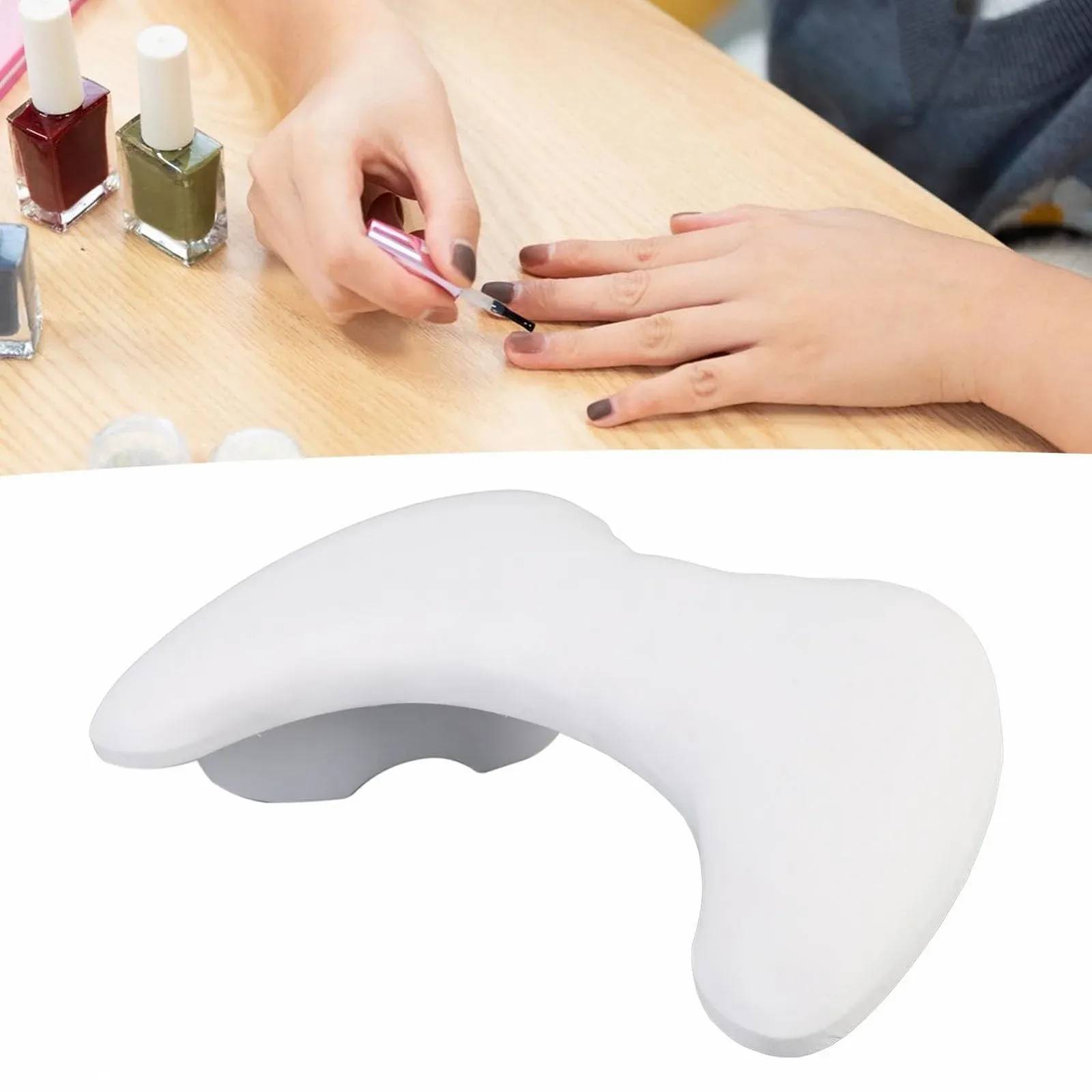 Підставка для рук майстра манікюру U-подібна знімна подушка, фото №3 Підставка для рук майстра манікюру U-подібна знімна подушка, фото №3