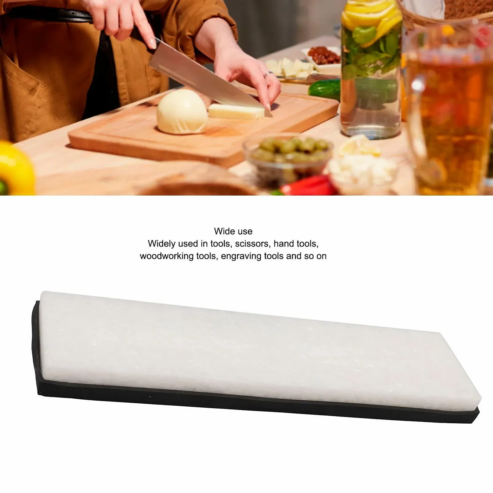 Точильный камень FLEXMAN 8000 грит белый нефрит универсальный профессиональный, фото №4