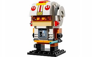 Конструктор Лего LEGO Brick Headz Люк Скайвокер (пілот-бунтар) (40795) - Фото 1