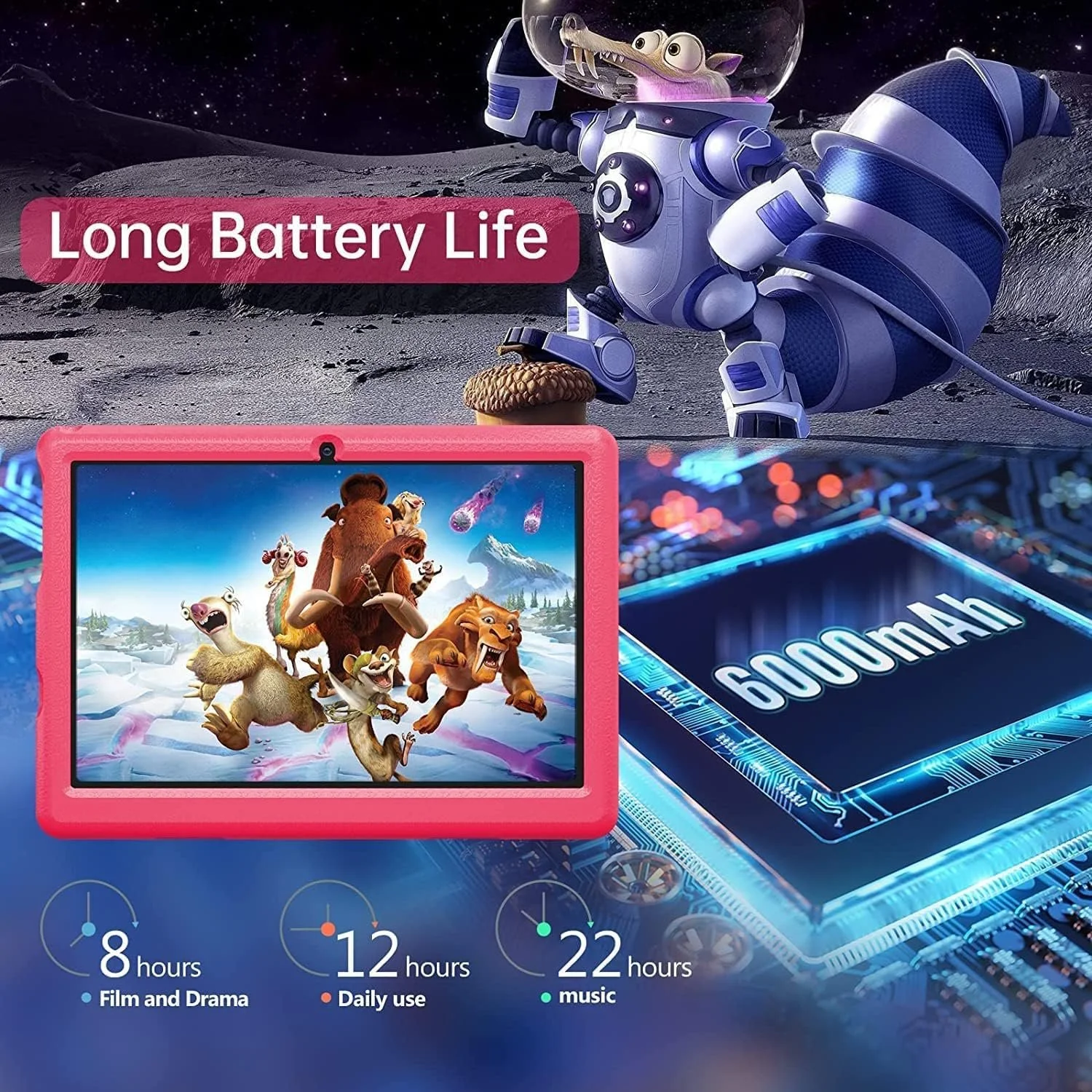 Планшет 10.1" HotLight KT1006 2/32Gb 4 ядра Android 10 6000 mAh Сірий, фото №5