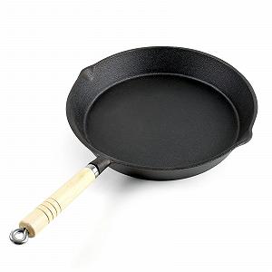 Купити Пательня Wiltec Чавунна Діаметр 30 см Дерев'яна ручка - Фото 1 Пательня Wiltec Чавунна Діаметр 30 см Дерев'яна ручка - Фото 1