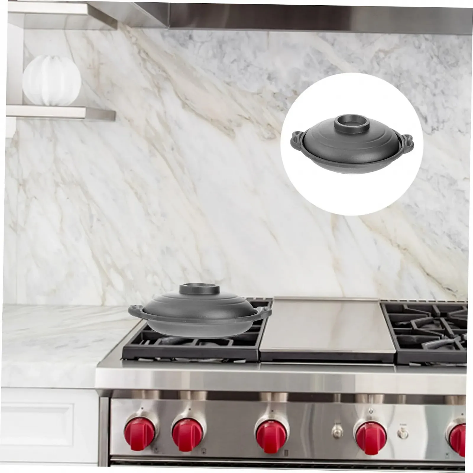 Кастрюля керамическая Toyvian для тушения, фото №2 Кастрюля керамическая Toyvian для тушения, фото №2