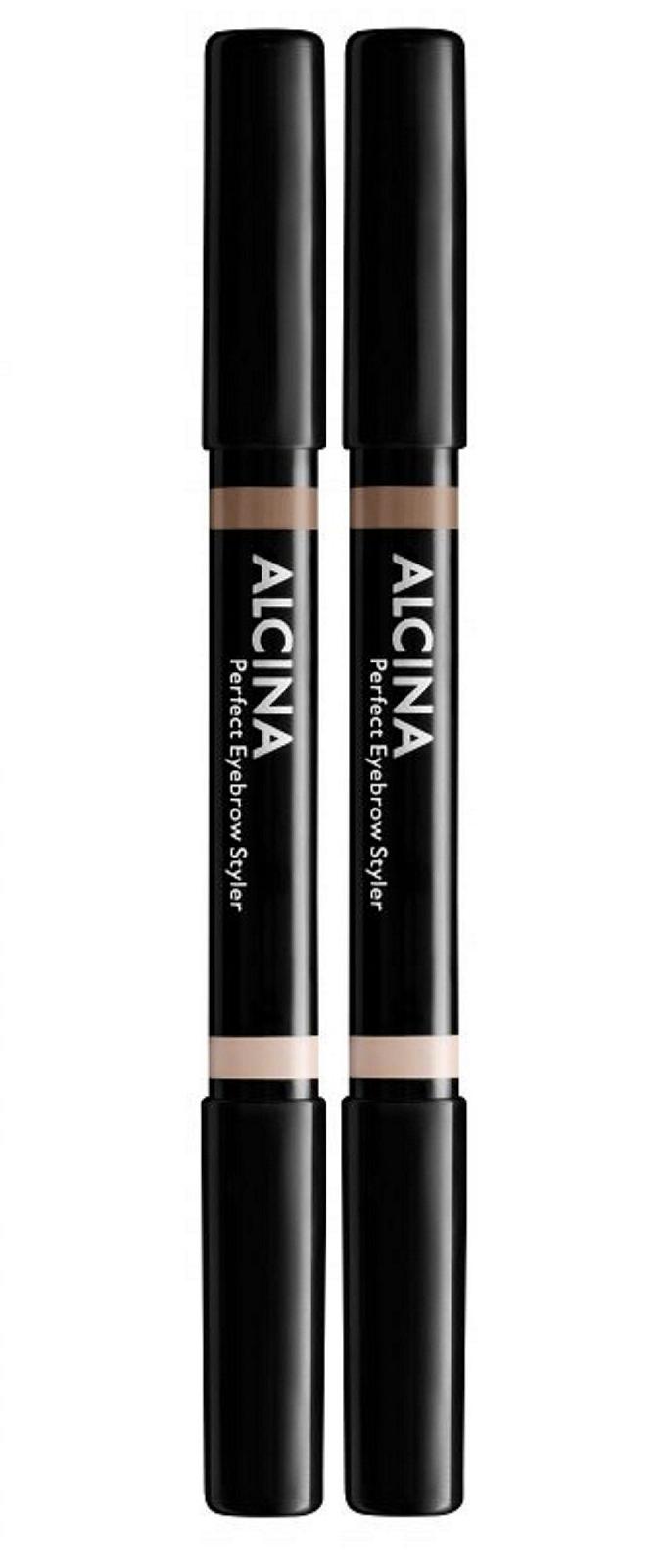 Олівець Alcina Eyebrow Styler 020 Темно-коричневий Набір 2, фото №1
