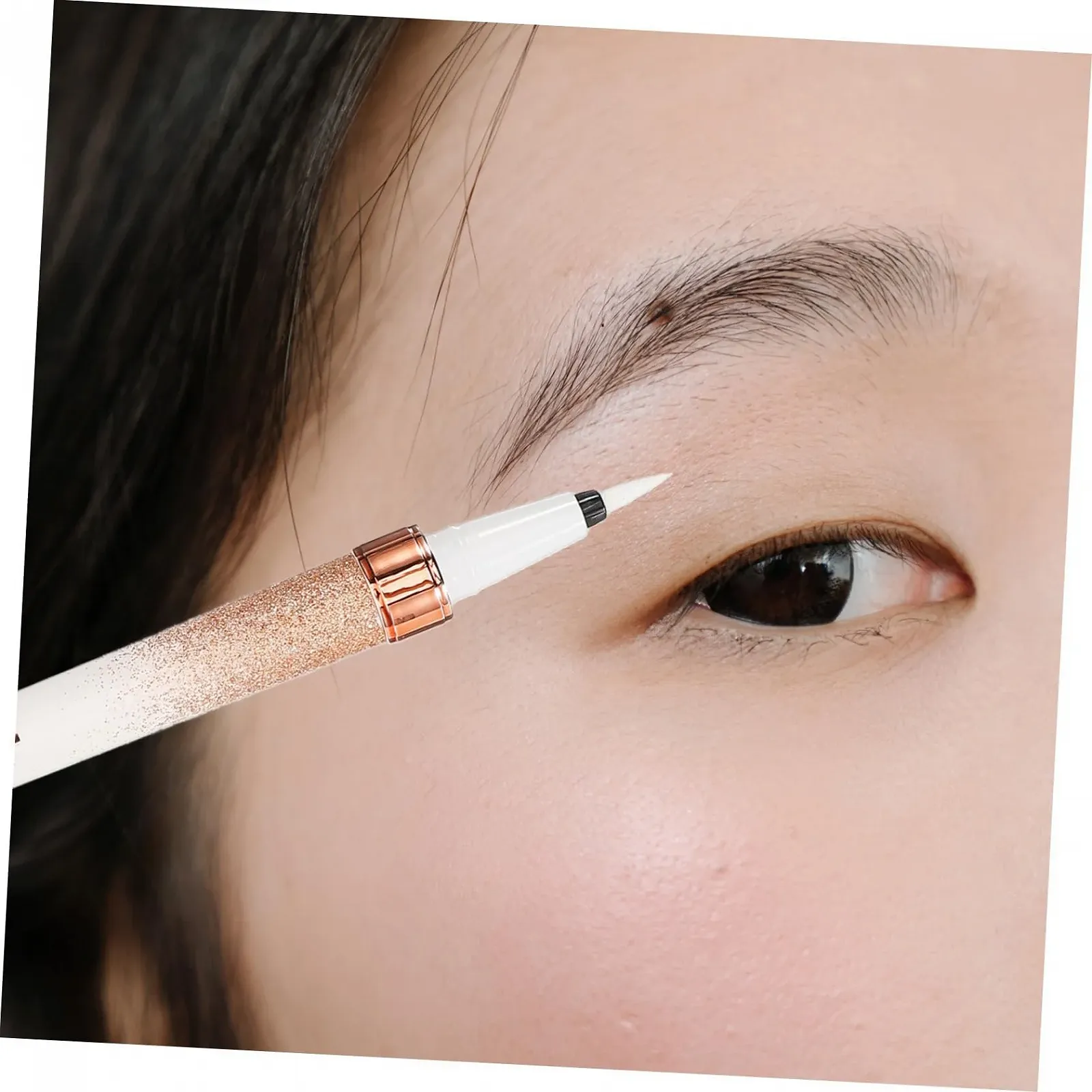 Фломастер-підводка Mikinona водостійка Натуральний Білий, фото №3 Фломастер-підводка Mikinona водостійка Натуральний Білий, фото №3