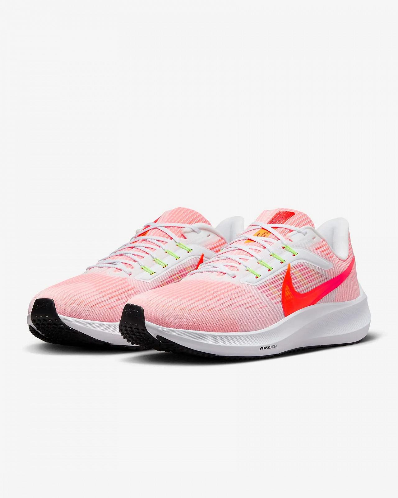 Кроссовки Nike Air Zoom Pegasus 39, светло-орехово-коричневый, красный сливовый, парусный, едва заметный вольт, фото №5