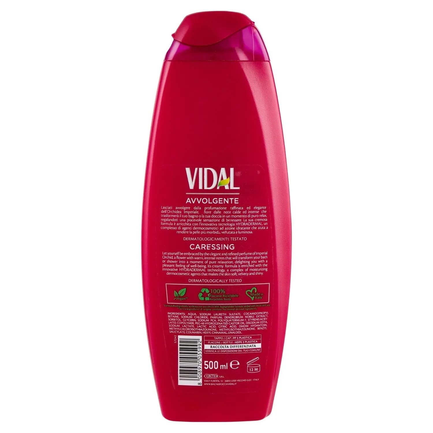 Гель-піна для душу Vidal Imperial Orchid 4 шт х 500 мл, фото №1