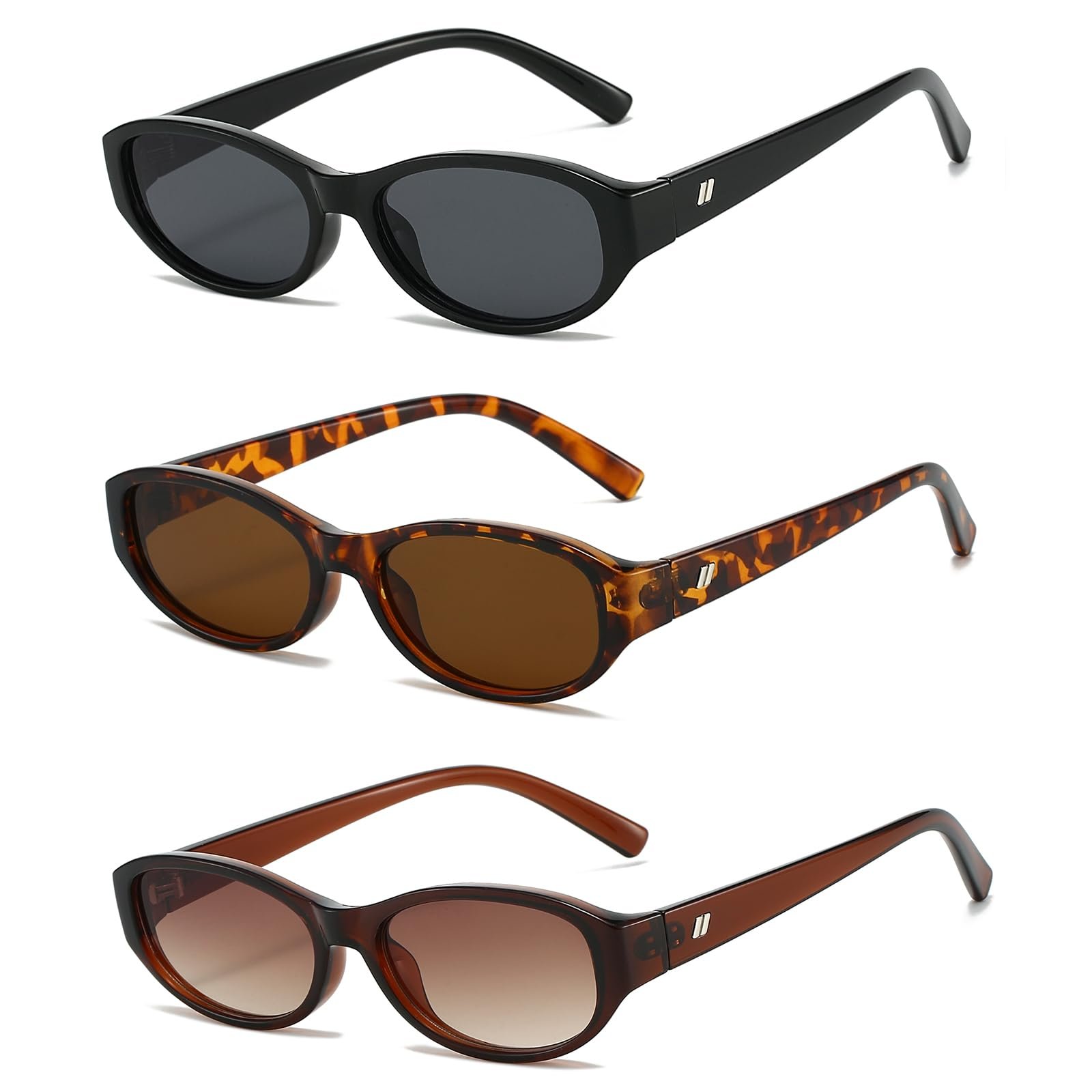 Вінтажні овальні сонцезахисні окуляри Овальні окуляри 90-х Ретро Котяче око, фото №4 Вінтажні овальні сонцезахисні окуляри Овальні окуляри 90-х Ретро Котяче око, фото №4