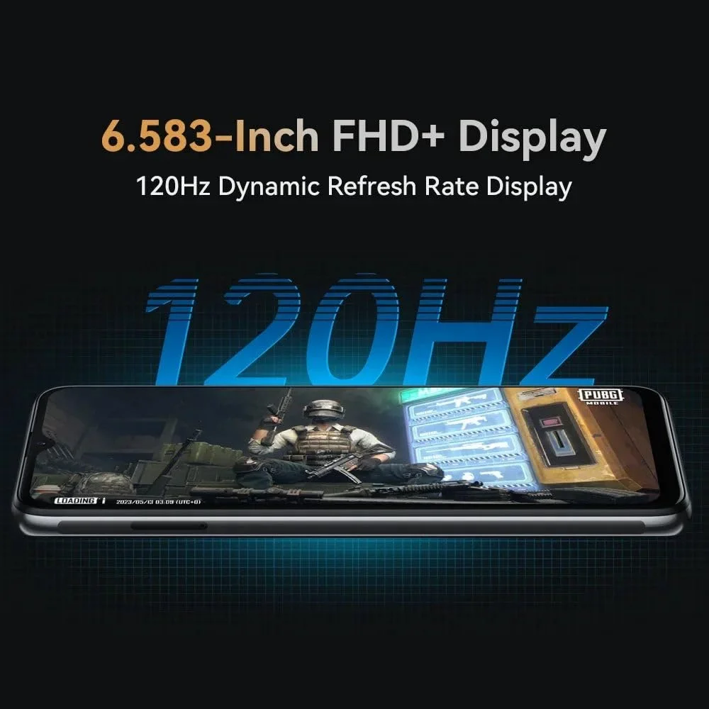 Смартфон CUBOT X70 6.58 дюйма FHD+ 12/256 GB 100 MP 5200 mAh Android 13 Space Black, фото №4 Смартфон CUBOT X70 6.58 дюйма FHD+ 12/256 GB 100 MP 5200 mAh Android 13 Space Black, фото №4