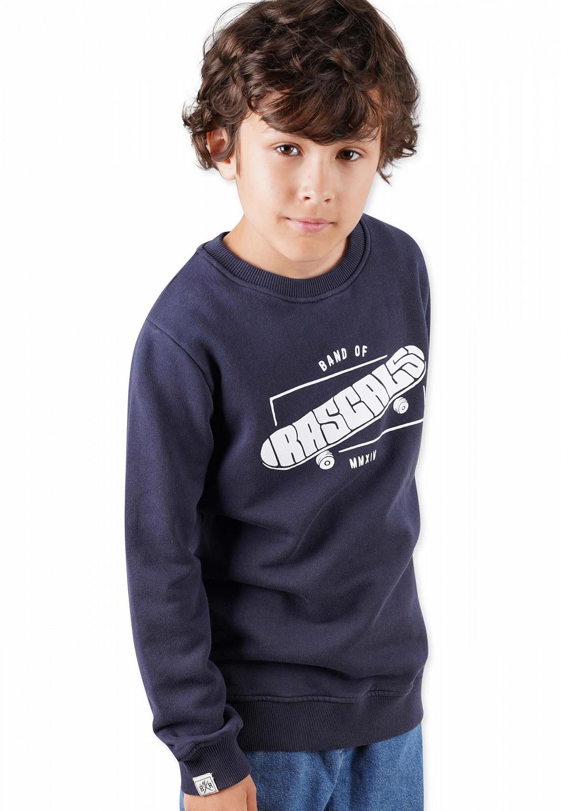 Детский свитшот Band of Rascals скейтборд из органического хлопка, фото №3