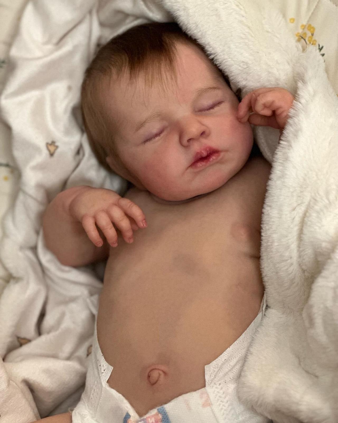 Кукла Anano Reborn Baby Full Silicone 50 см Реалистичная Кукла-Младенец Девочка Видимые Вены 3D Кожа, фото №2