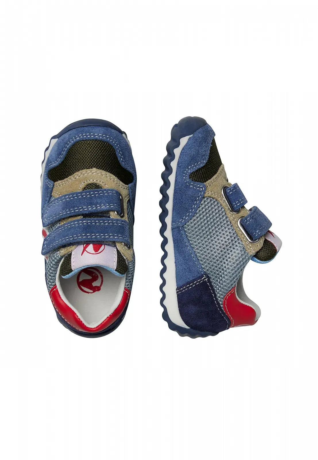 Взуття для хлопчиків Ясла Naturino Sammy 2 Vl. Suede / Net Сірий Bermuda, фото №4