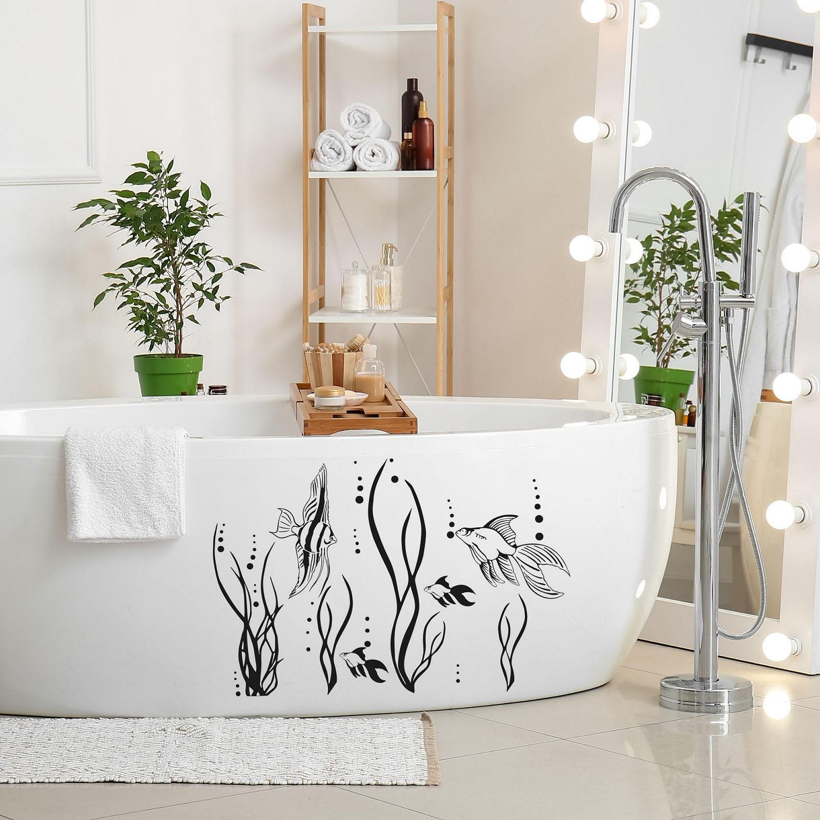 Наклейка на стіну Graz Design Fish in Ocean для ванної кімнати, фото №3