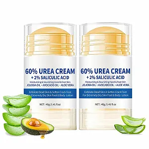 Крем для ног Urea 60% увлажняющий с алоэ вера 2 шт. - Фото 1
