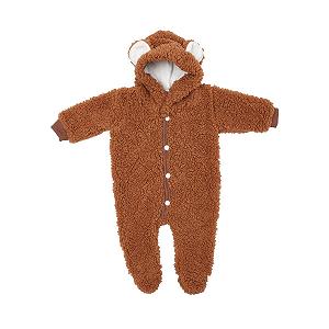 Комплект демісезоний для новонародженого Teddy коричневий synthetic.ua - Фото 1