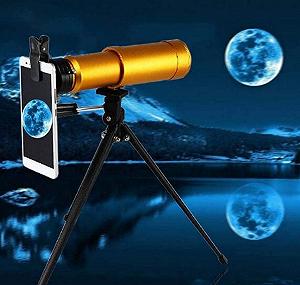 Телескоп Металевий Monocular Telescope 10x50 Висока продуктивність Стретч-зум з триногою - Фото 1