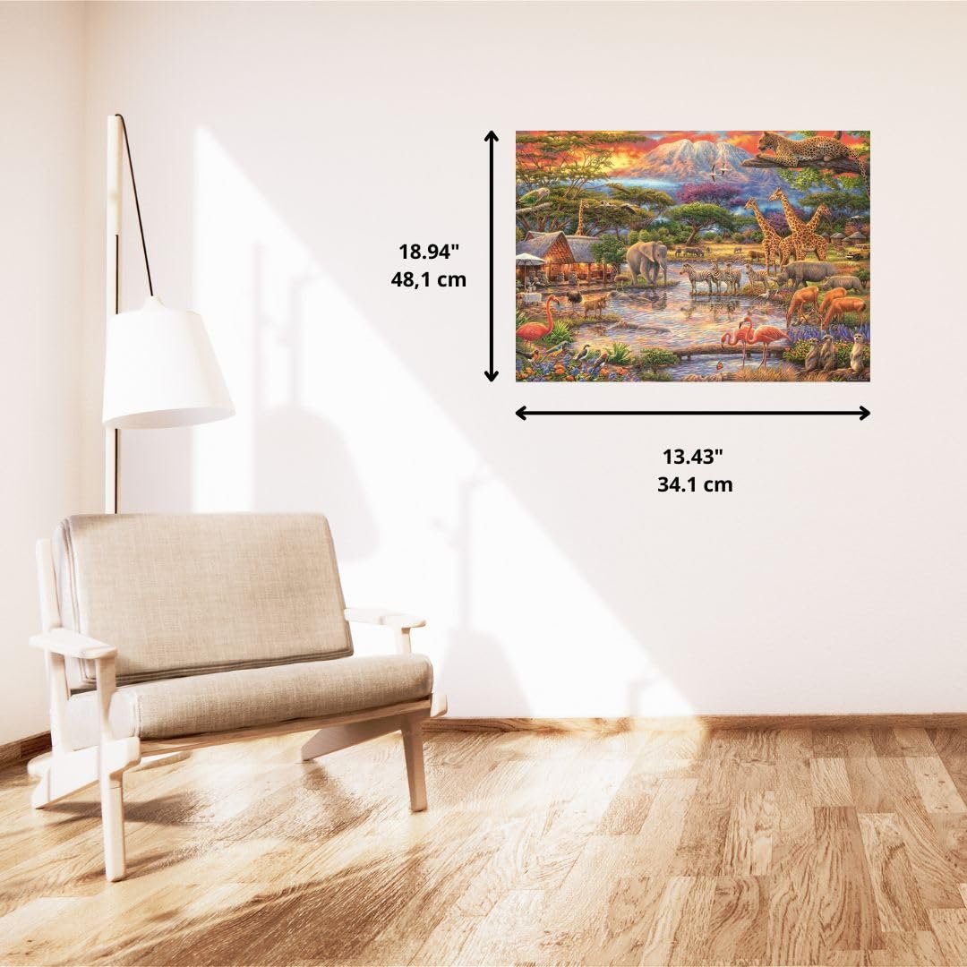 Пазл Schmidt Spiele Paradise on Kilimanjaro 500 элементов, фото №4 Пазл Schmidt Spiele Paradise on Kilimanjaro 500 элементов, фото №4