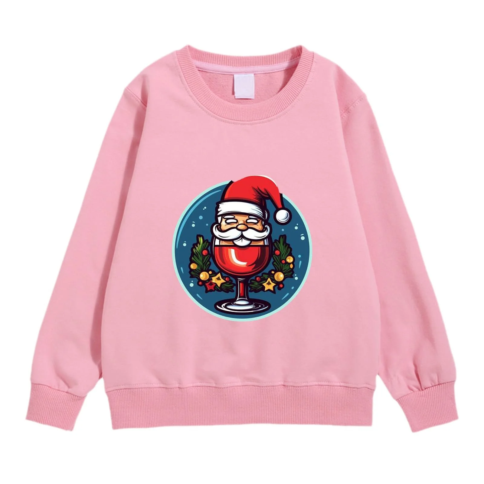 Детский джемпер с рождественским принтом снежинки для мальчиков и девочек, зимний теплый свитшот, фото №2