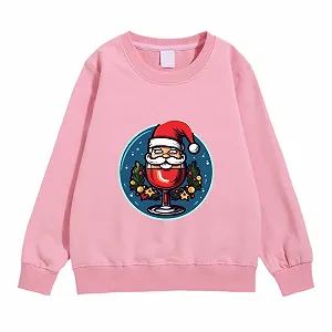 Детский джемпер с рождественским принтом снежинки для мальчиков и девочек, зимний теплый свитшот synthetic.ua - Фото 1