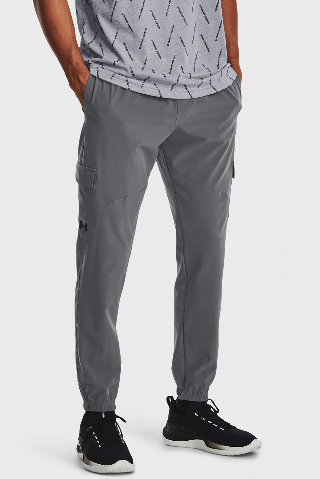 Штани Under Armour UA Stretch Woven Cargo Pants gray S, фото №1