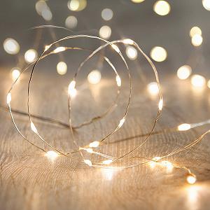 Гирлянда Lights4fun Micro Fairy LED, 50 светодиодов - Фото 1
