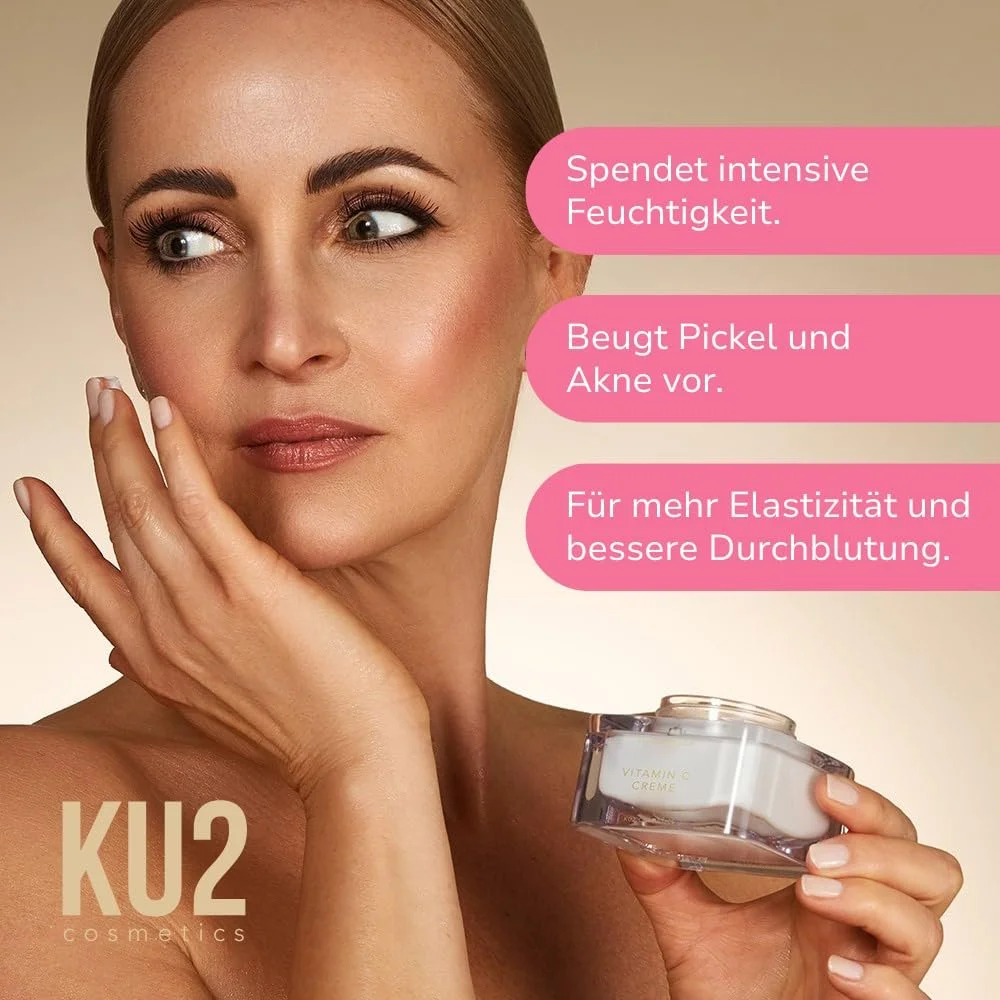 Крем для обличчя KU2 Cosmetics Vitamin C зволожувальний з алое вера та екстрактом огірка 50 мл, фото №4 Крем для обличчя KU2 Cosmetics Vitamin C зволожувальний з алое вера та екстрактом огірка 50 мл, фото №4