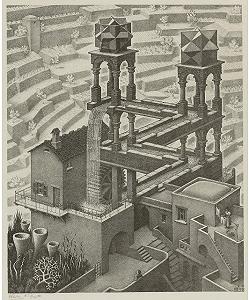 Пазл Jigs Puzzle MC Escher Replica 1000 деталей 50 x 70 см - Фото 1
