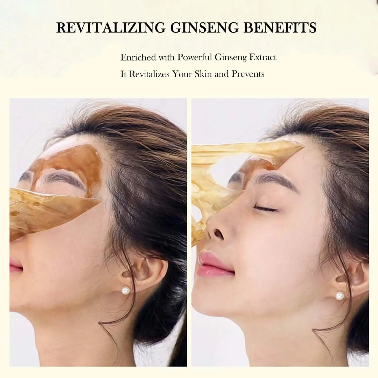 Маска-плівка для обличчя з корейським женьшенем Hana, фото №4