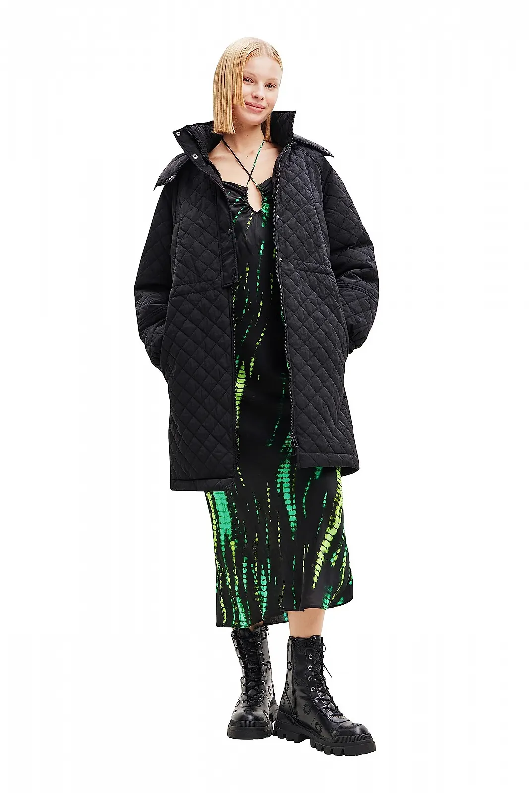 Пальто Desigual Denmark Жіноче Утеплене Довге, фото №4